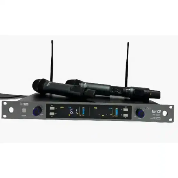 micrófonos uhf inalambricos doble mano para rack uhv 1622m pro dj micrófonos uhf inalambricos doble mano para rack uhv 1622m pro dj