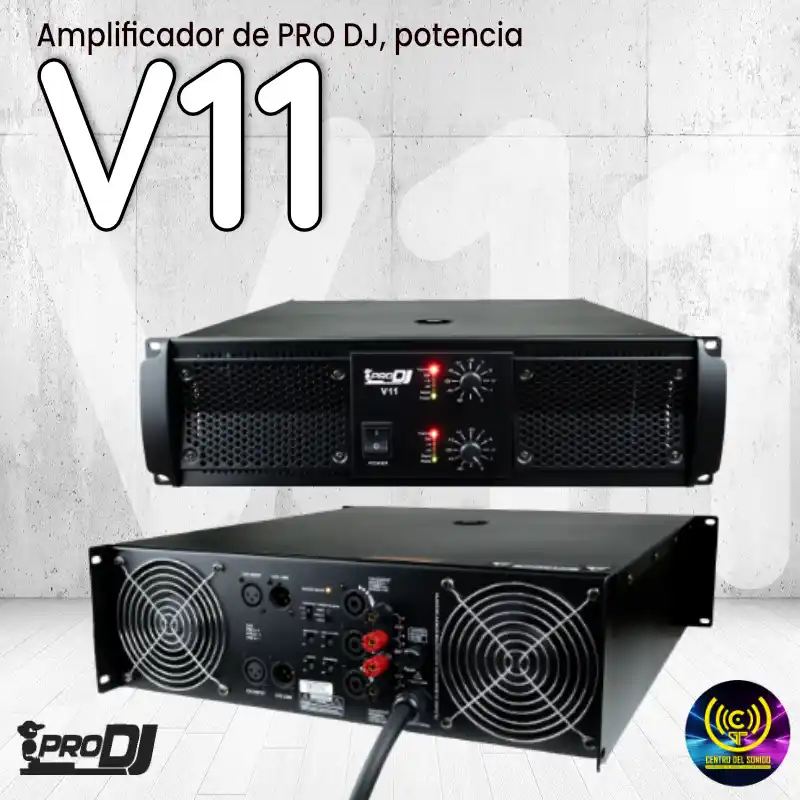 amplificador v11 de pro dj