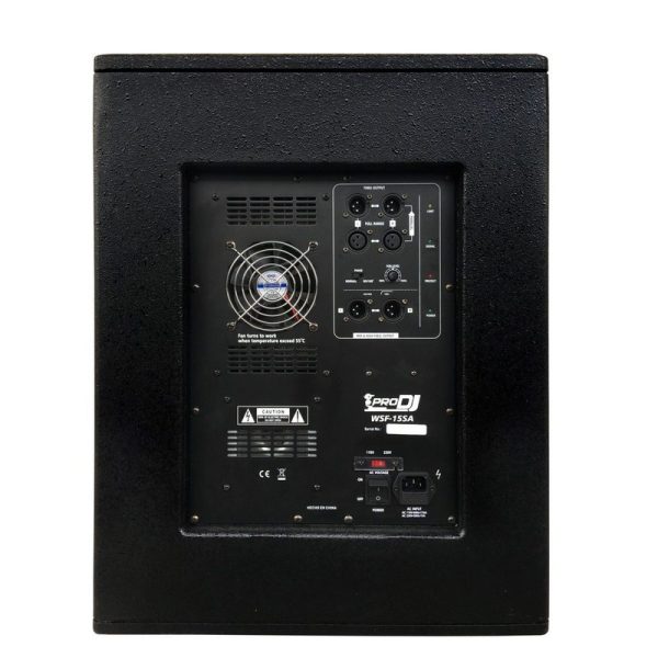 bajo activo 450watt prodj wsf 15sa 15“