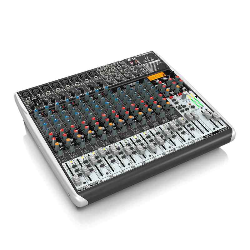 mezclador para estudio de 8 entradas xenyx qx2222usb