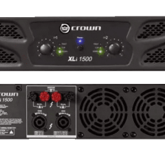 amplificador de potencia xli 1500 crown