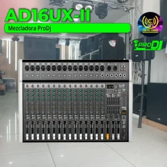 mezcladora ad16ux ii pro dj