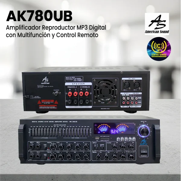 amplificador ak780ub