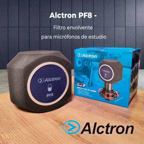 alctron pf8 filtro envolvente para micrófonos de estudio