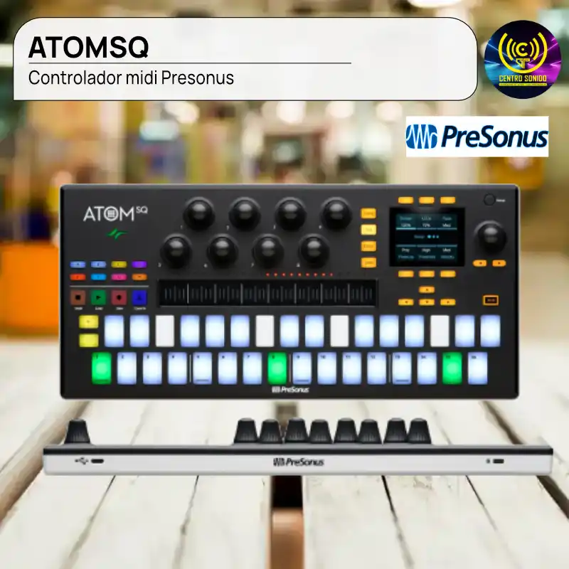 controlador midi atom sq presonus