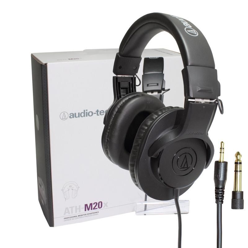 audífonos ath m20x para monitor audio technica