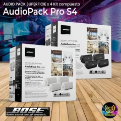 audio pack superficie x 4 kit compuesto