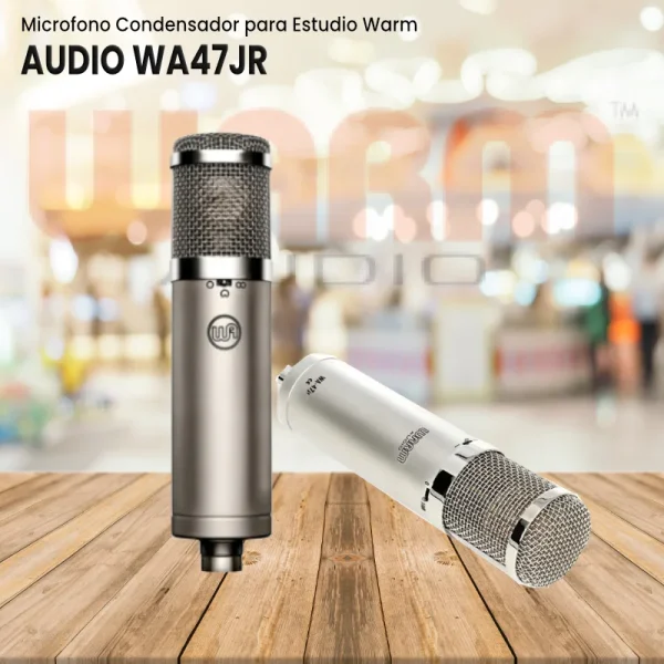 microfono condensador para estudio warm audio wa47jr