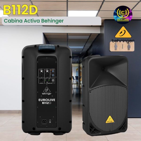 cabina activa behringer b112d