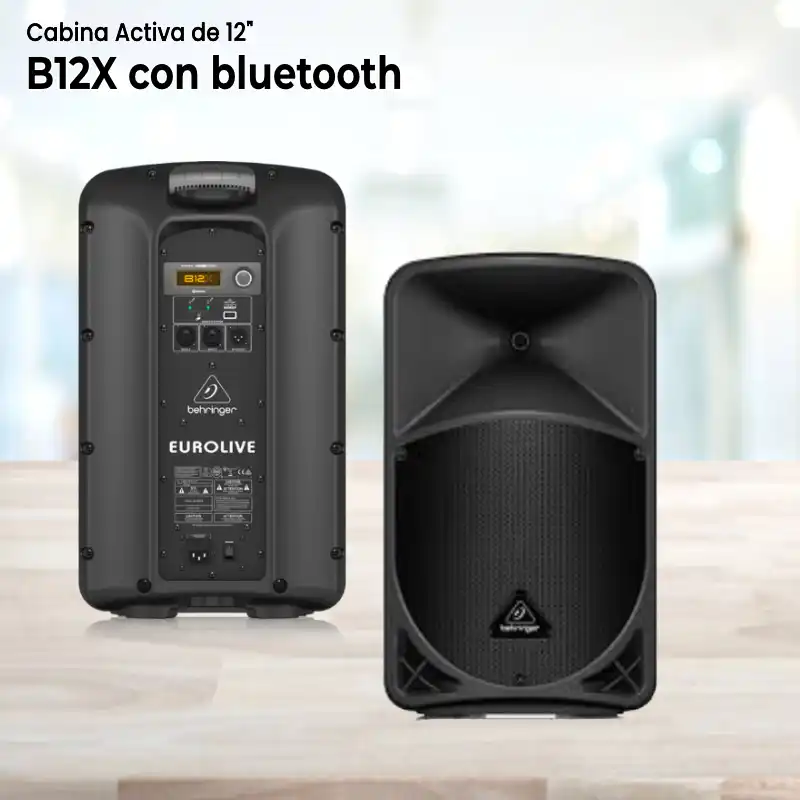 cabina activa de 12" b12x con bluetooth behinger