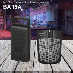 micrófono de superficie tipo condensador ba 19a behringer