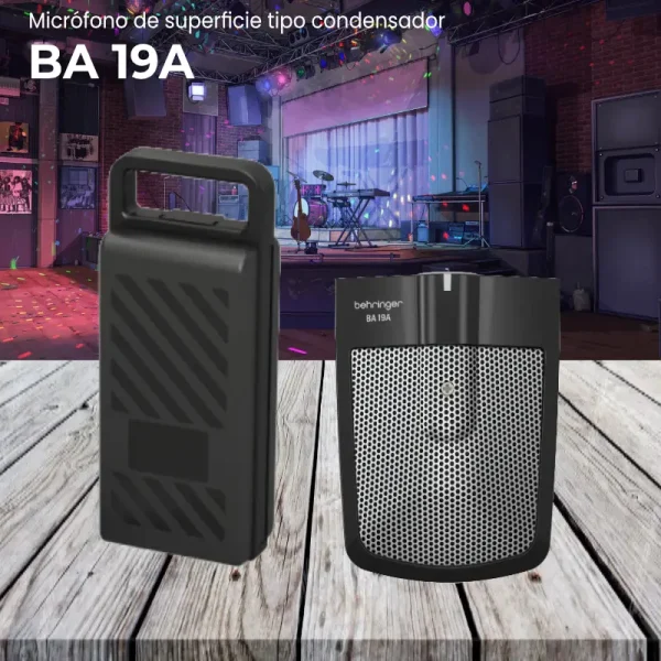 micrófono de superficie tipo condensador ba 19a behringer