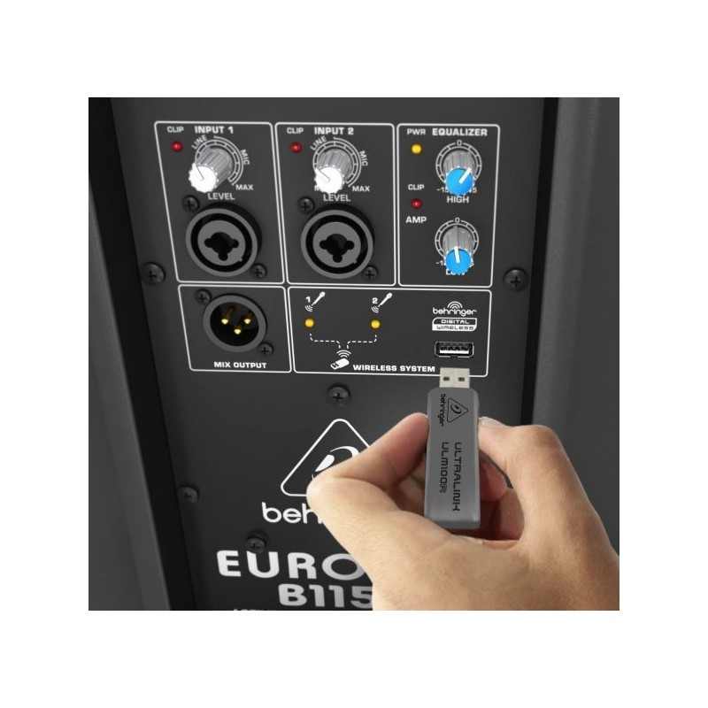 cabina activa behringer b112d
