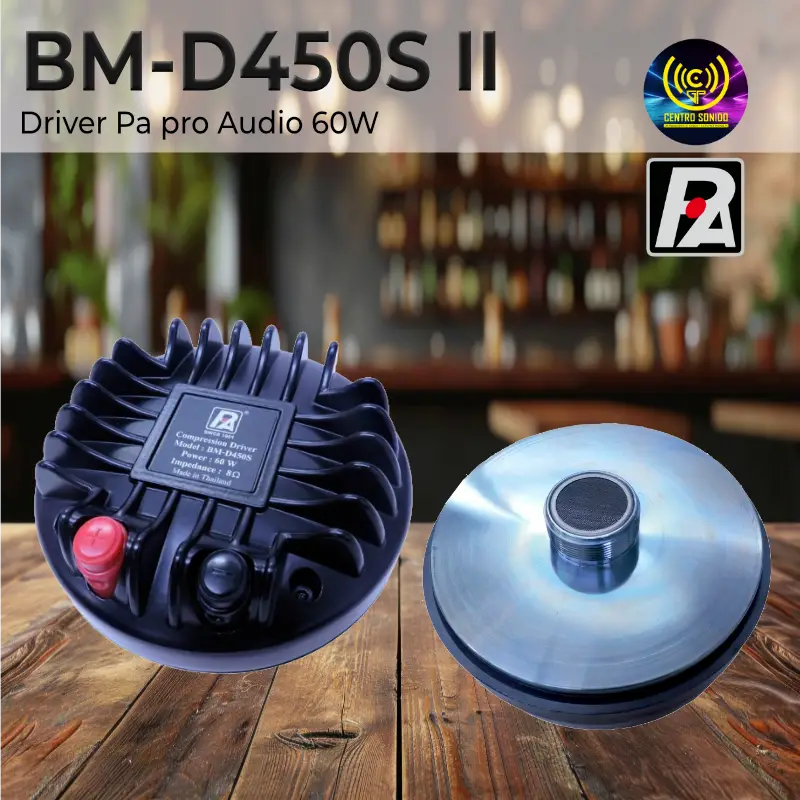 driver bm d450s ii p audio 60w