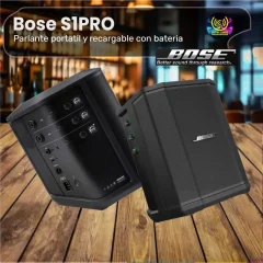 bose s1pro+ portatil y recargable con bateria