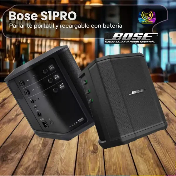 bose s1pro+ portatil y recargable con bateria