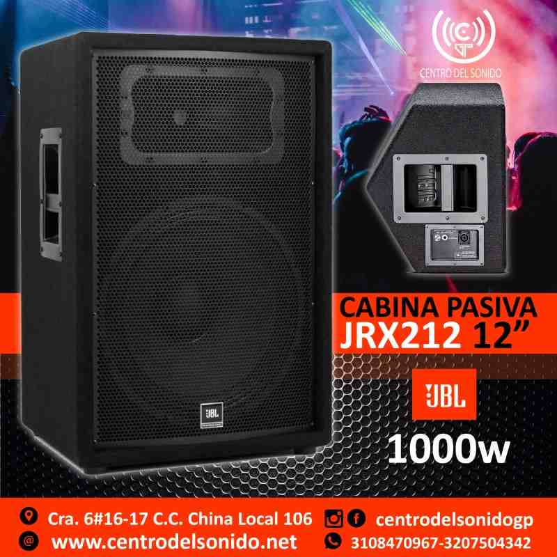 cabina pasiva jbl jrx212