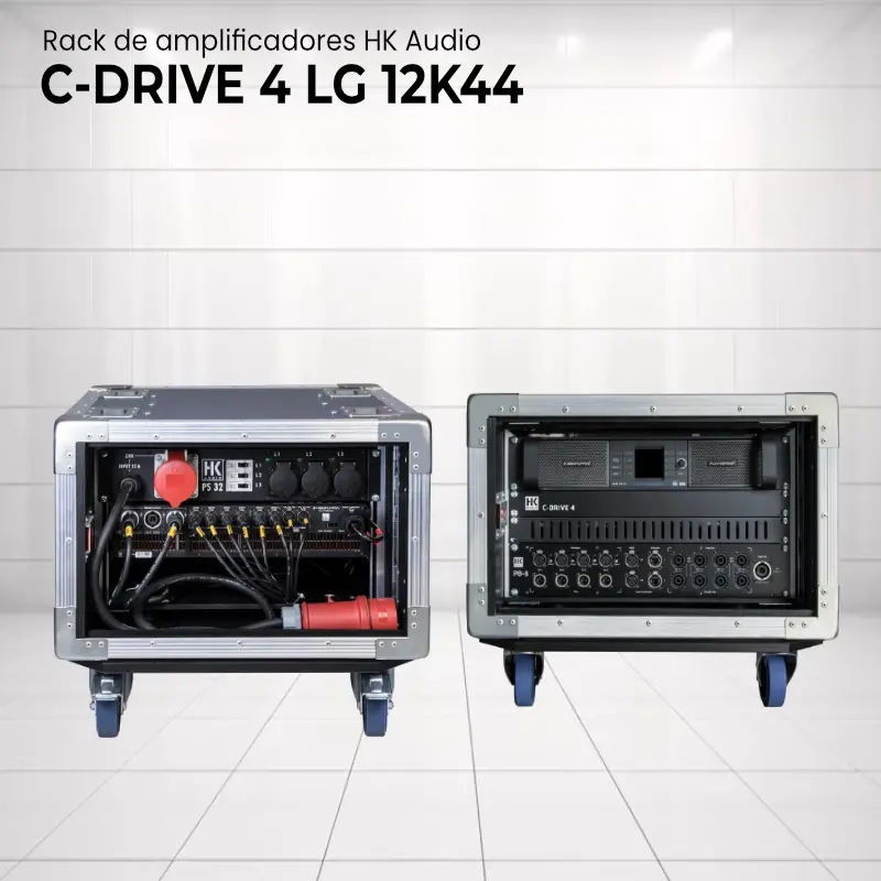 rack de amplificadores hk audio c drive 4 lg 12k44