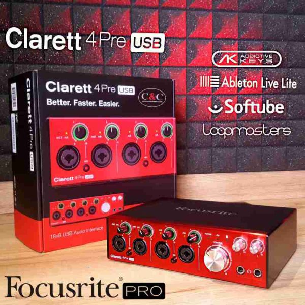 clarett pre 4 usb cyc electronica