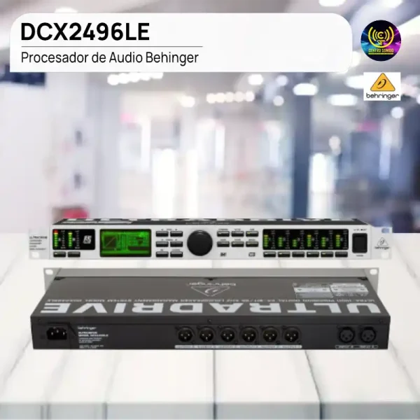 procesador de audio dcx2496le behringer