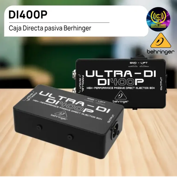 caja directa pasiva berhinger di400p