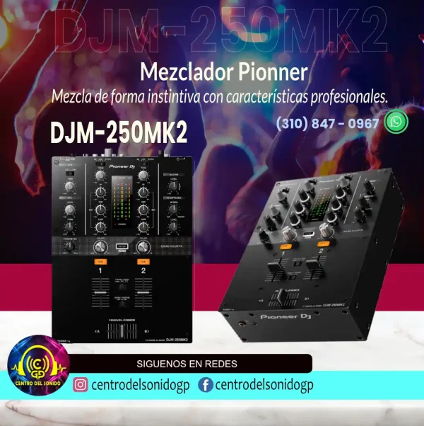 mezclador djm 250mk2 pioneer dj