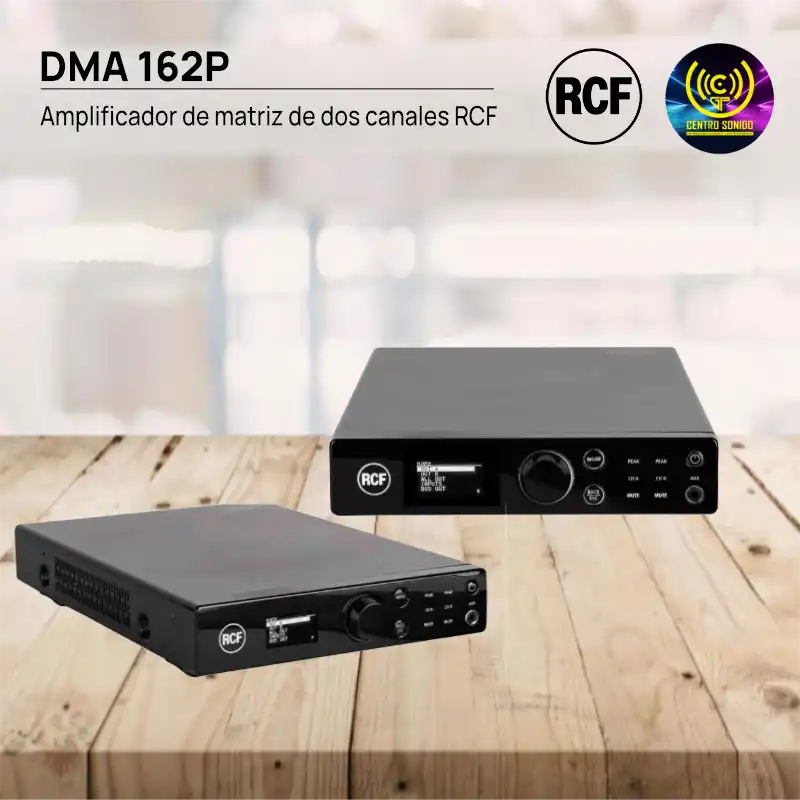 amplificador de matriz de dos canales dma 162p