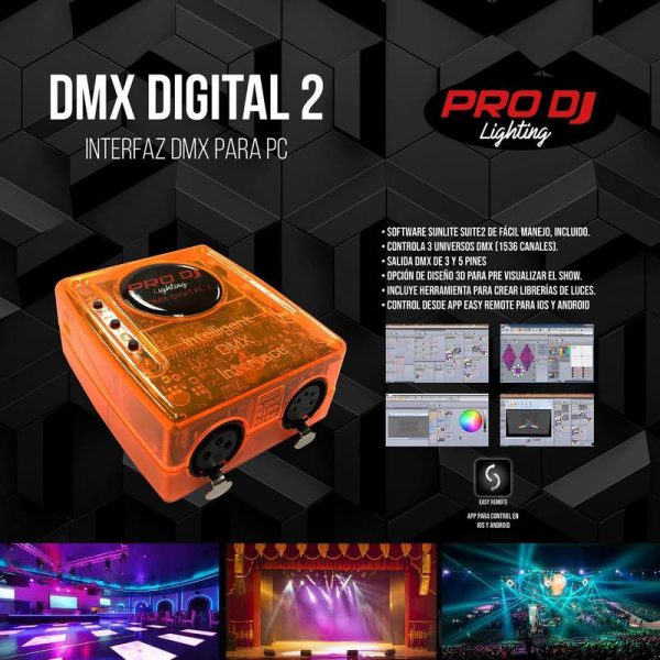 controlador dmx digital 2 prodj
