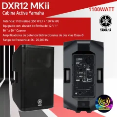 cabina activa dxr12 mkii yamaha 1100watt