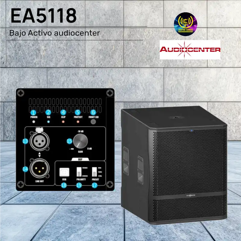 bajo activo ea5118 audiocenter