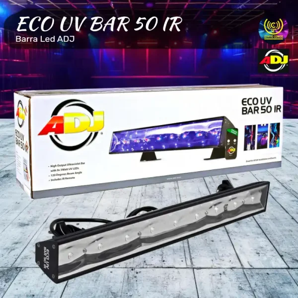 barra led eco uv bar 50 ir adj barra led eco uv bar 50 ir adj