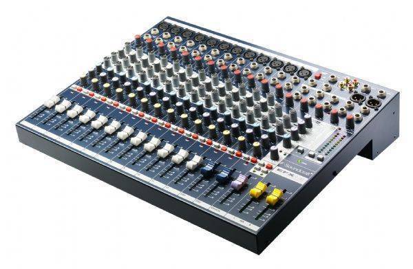 efx12 soundcraft consola mezcladora 12ch + 32 efectos
