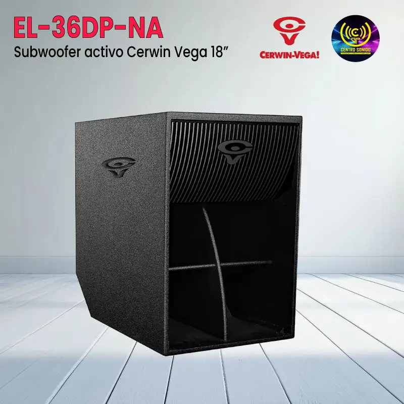 subwoofer activo cerwin vega el 36dp na 18″