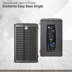 sistema de audio mono pa hk audio elements easy base single
