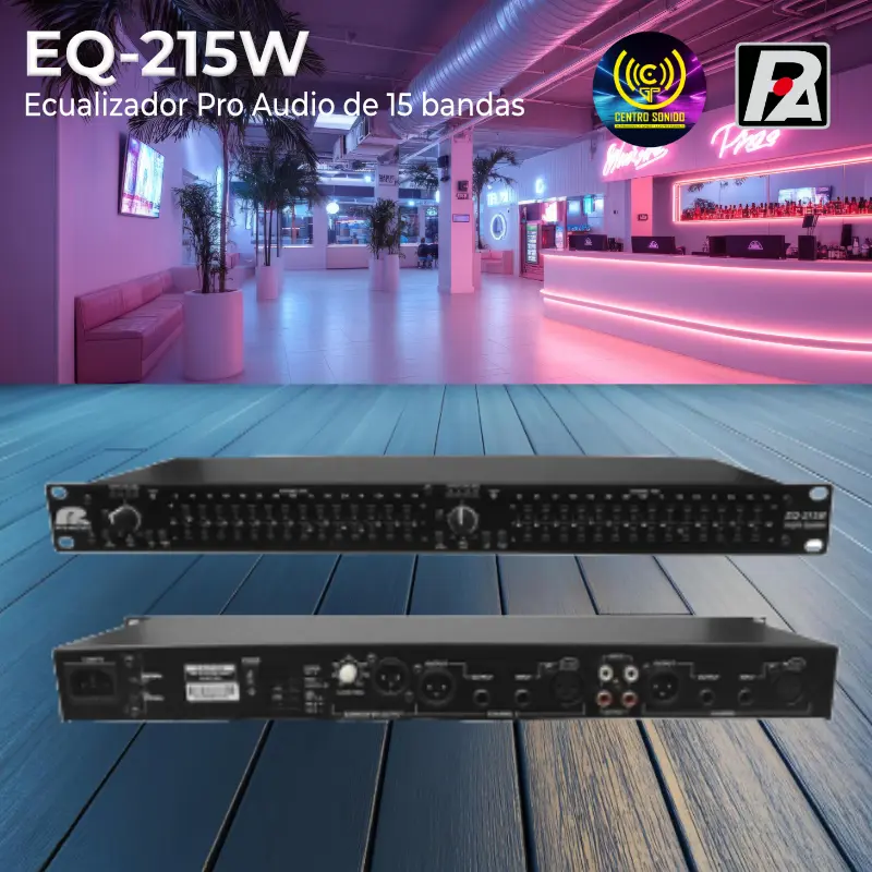 ecualizador pro audio eq 215w de 15 bandas