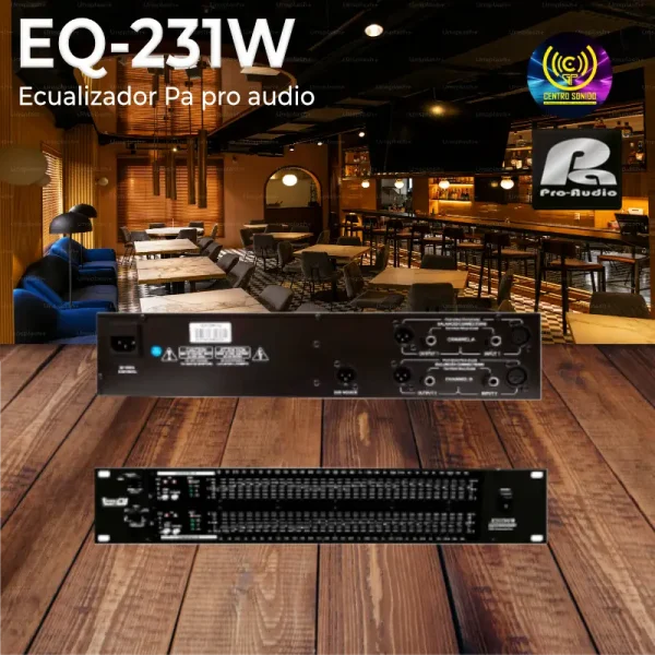 ecualizador eq 231w pa pro audio