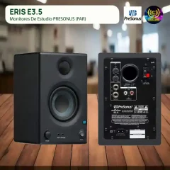 monitores de estudio presonus eris e3.5 (par)