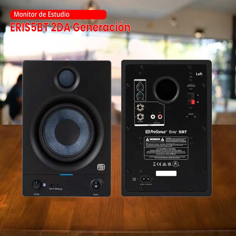 monitor de estudio presonus eris5bt 2da generación