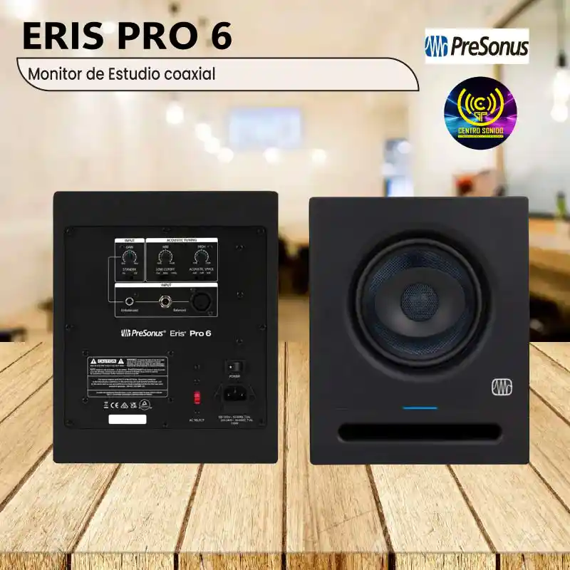 monitor de estudio coaxial eris pro 4 presonus