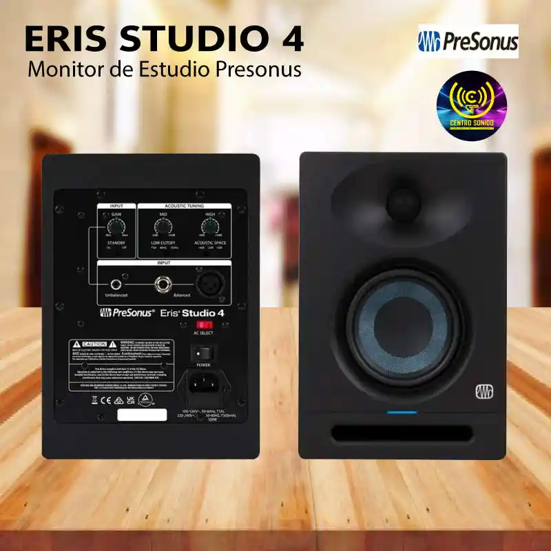 monitor de estudio eris studio 4 presonus