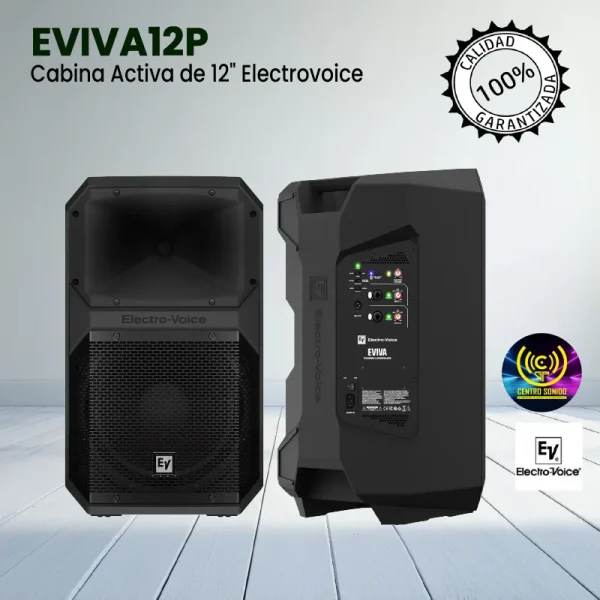 cabina activa de 12" eviva12p electrovoice
