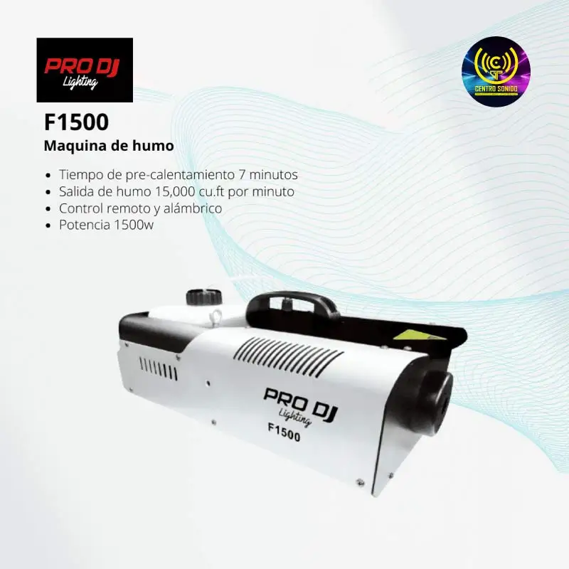 maquina de humo f1500