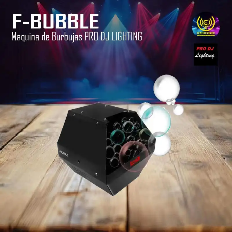 maquina de burbujas f bubble pro dj lighting