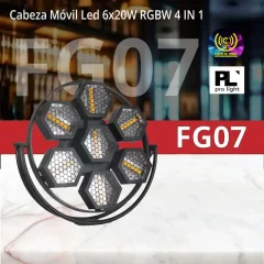 fg07 lampara led 7x10w led