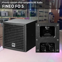 altavoz coaxial ultra compacto hk audio fineo fo 5