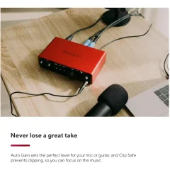 interfaz de audio scarlett 2i2 (4th gen)