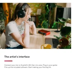 interfaz de audio scarlett 2i2 (4th gen)