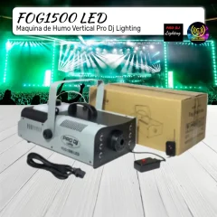 maquina de humo con led fog1500 led pro dj lighting