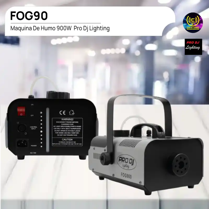 maquina de humo 900w fog900 pro dj lighting