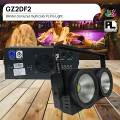 gz2df2 blinder con luces multicolor pl pro light